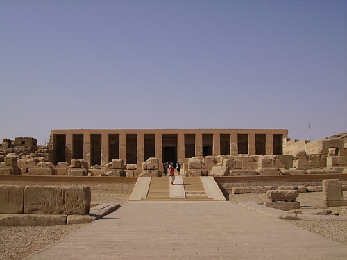 Templo de Osris, em Abidos, no Egito